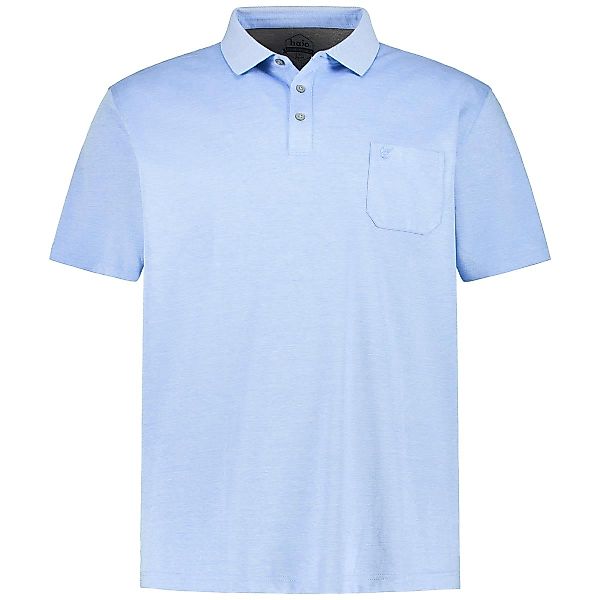 Hajo Poloshirt "Soft Knit", hautsympathisch Farbe azur Größe: 5XL günstig online kaufen