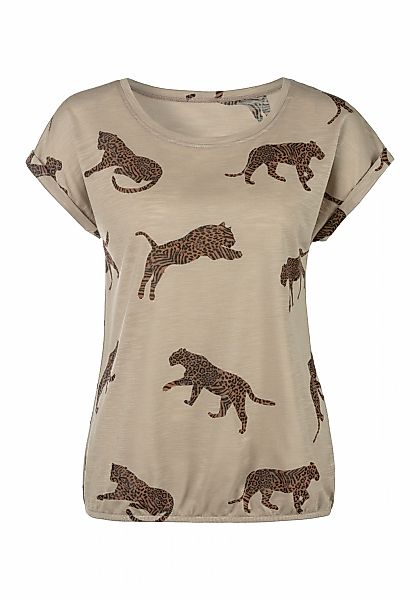 LASCANA T-Shirt "mit Leoparden-Motiv" aus weicher Viskose-Qualität günstig online kaufen