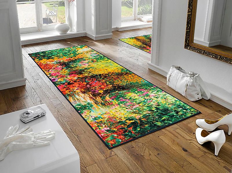 wash+dry by Kleen-Tex Läufer »Primavera«, rechteckig, 7 mm Höhe, Schmutzfan günstig online kaufen