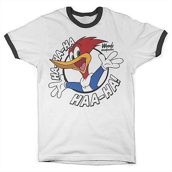 Woody Woodpecker T-Shirt Hahaha Ringer Tee günstig online kaufen