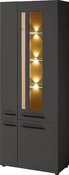 Innostyle Standvitrine "Loft Two", mit Soft-Close-Funktion, inkl. Beleuchtu günstig online kaufen