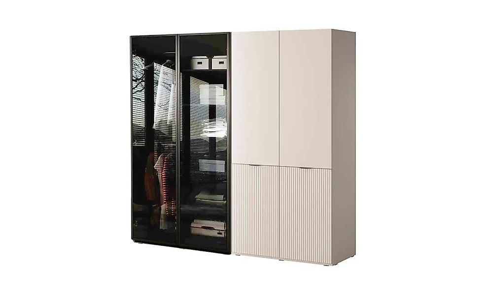 Drehtürenschrank 4 türig Sandbox ¦ beige ¦ Maße (cm): B: 202 H: 200 Schränk günstig online kaufen