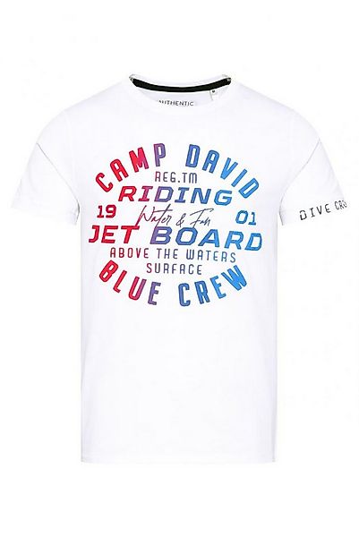 CAMP DAVID T-Shirt mit Gradient Puffprint günstig online kaufen