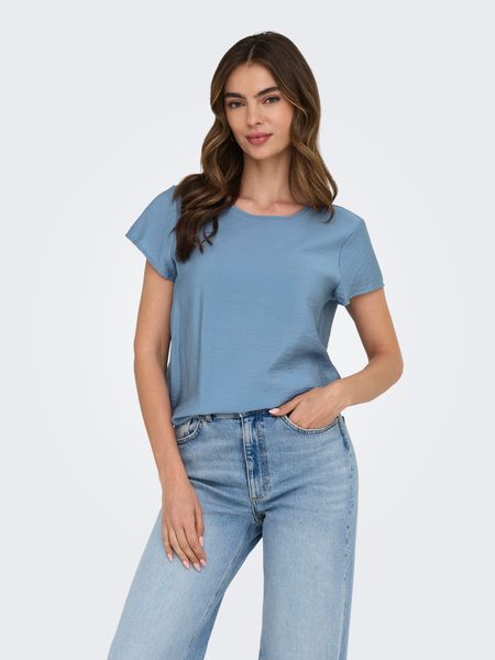 ONLY Blusenshirt "ONLAYA LIFE S/S O-NECK TOP NOOS PTM" günstig online kaufen