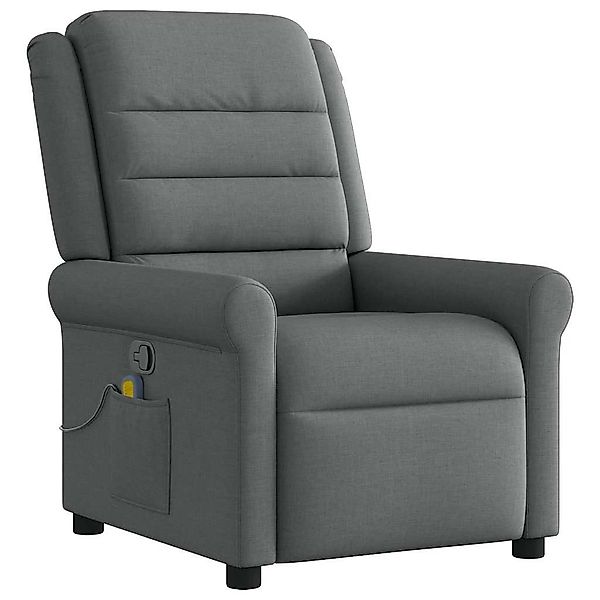 vidaXL Sessel Massage-Relaxsessel, Stoff, Dunkelgrau (1-St) günstig online kaufen