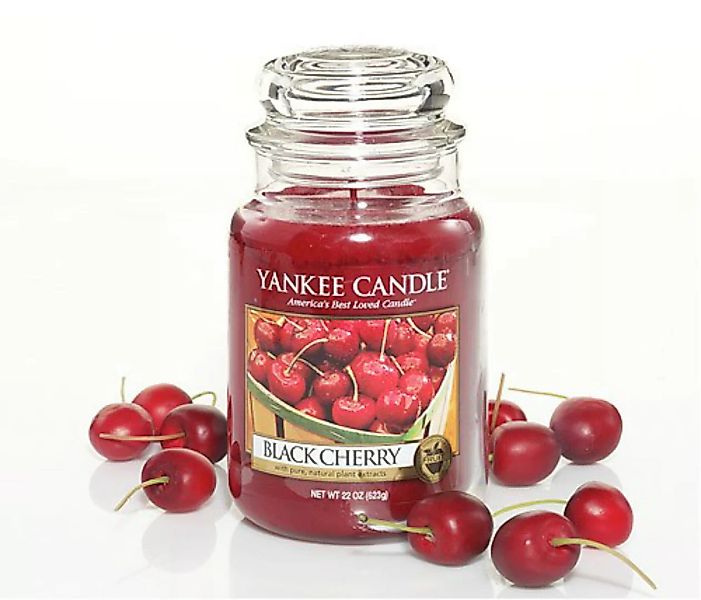 Yankee Candle Duftkerze Black Cherry 623 g günstig online kaufen