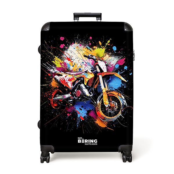 NoBoringSuitcases.com© Hartschalen-Trolley Motor mit bunter Farbe günstig online kaufen