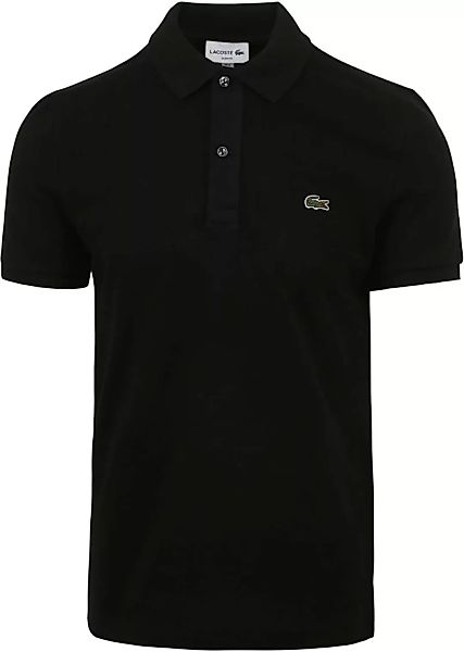 Lacoste Poloshirt Pique Schwarz - Größe S günstig online kaufen