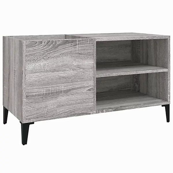 vidaXL Beistellschrank Plattenschrank Grau Sonoma 84,5x38x48 cm Holzwerksto günstig online kaufen