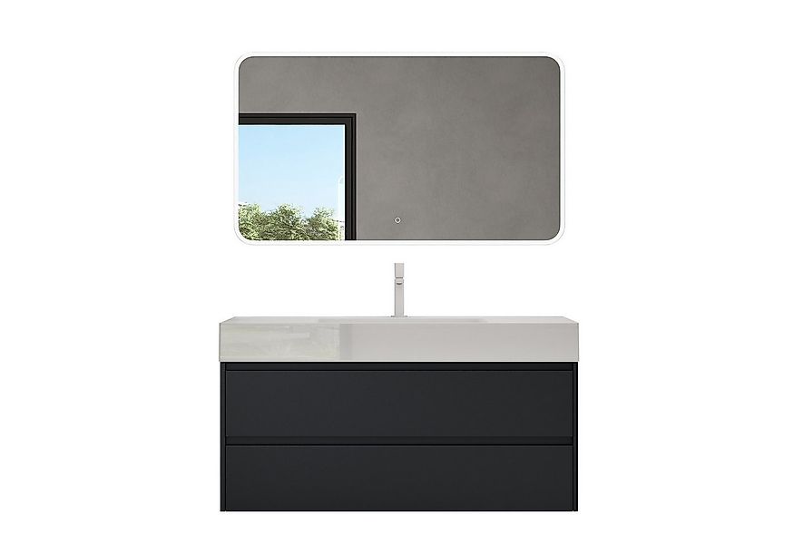 doporro Badmöbel-Set Badezimmermöbel Badezimmer Waschbecken Waschtisch Deep günstig online kaufen