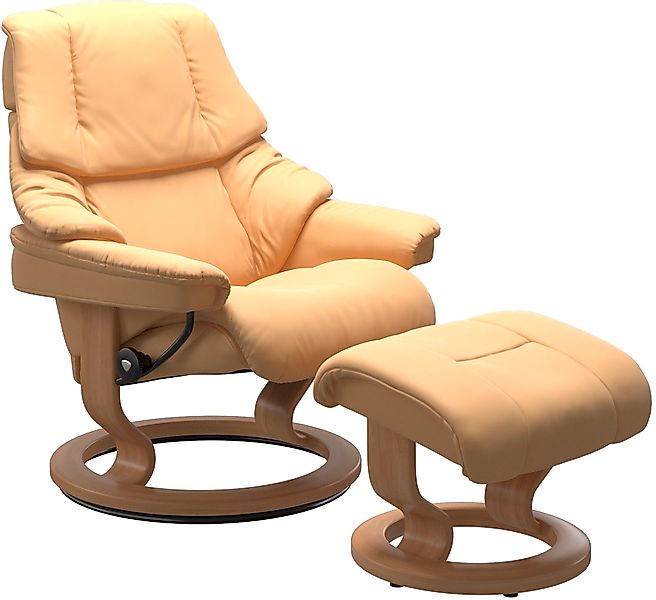 Stressless® Relaxsessel »Reno«, (Set, Relaxsessel mit Hocker), mit Hocker, günstig online kaufen