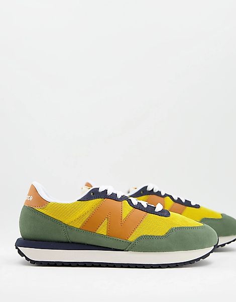 New Balance – 237 – Sneaker in Gelb und Grün günstig online kaufen