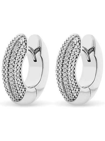 JETTE Paar Creolen JETTE Damen-Creolen 925er Silber 218 Zirkonia (Paar), GL günstig online kaufen