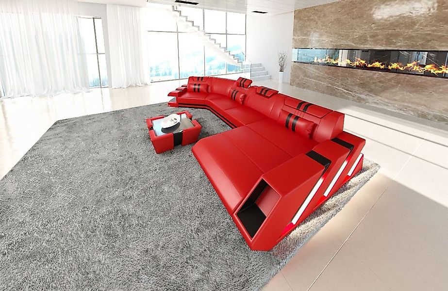 Sofa Dreams Wohnlandschaft Ledercouch Sofa Leder günstig online kaufen