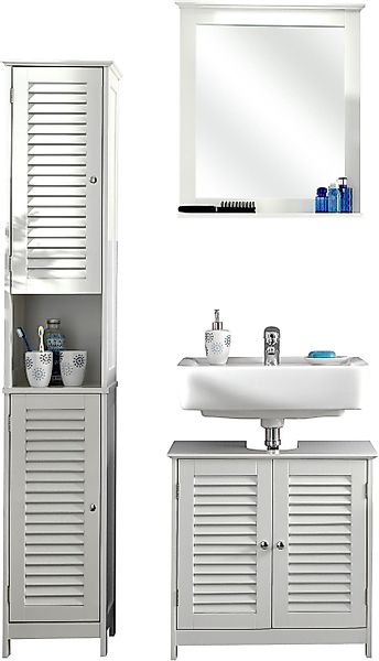 Saphir Badmöbel-Set "Quickset 928 3-teilig, Waschbeckenunterschrank mit Spi günstig online kaufen