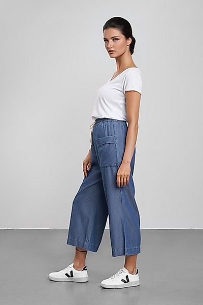 Feuervogl Stoffhose fv-Mar:tha Jogpants, Wide Leg, Cropped, Rubber Waistban günstig online kaufen