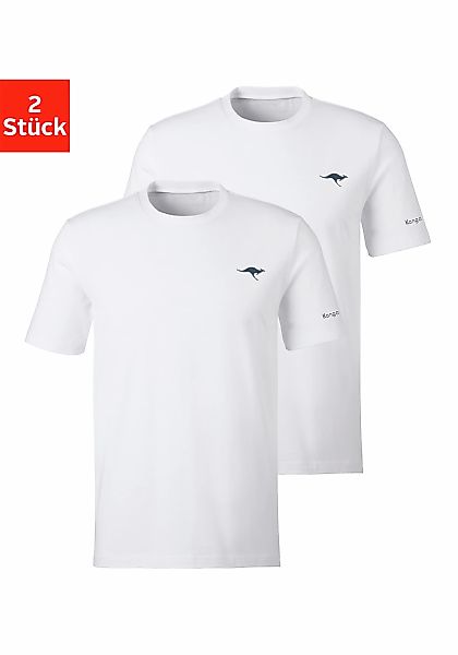 KangaROOS T-Shirt (2er-Pack) mit KangaROOS Print günstig online kaufen