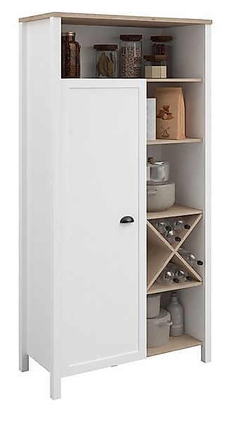 Parisot Mehrzweckschrank Parisot Buffet Cottage 11 Landhaus, 1 Tür, in Weis günstig online kaufen