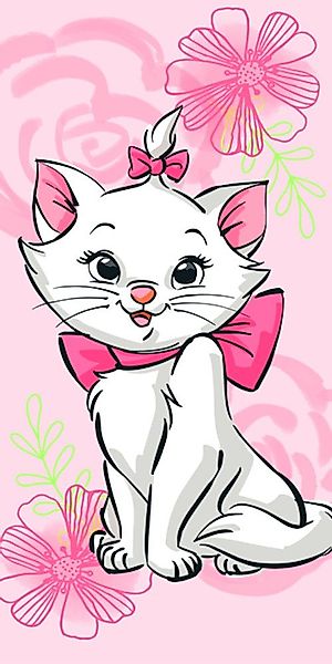 Aristocats Badetuch Marie weiches Badetuch Größe: günstig online kaufen