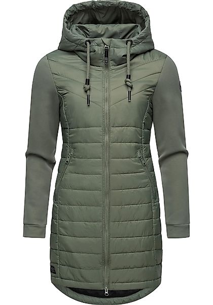 Ragwear Steppmantel "Lucinda Long", Mantel aus modernem Materialmix mit Kap günstig online kaufen
