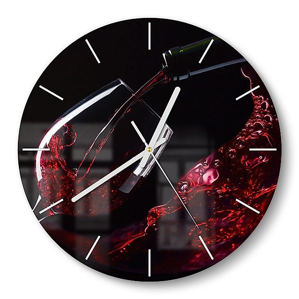 DEQORI Wanduhr 'Tanz der Tropfen' (Glas günstig online kaufen