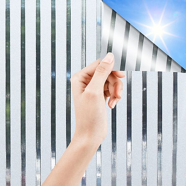Clanmacy Fensterfolie Fensterfolie Milchglasfolie Sichtschutzfolie Selbstkl günstig online kaufen