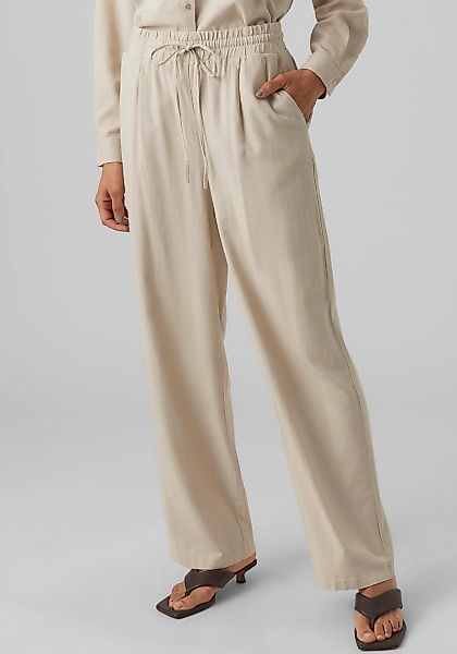 Vero Moda Schlupfhose "VMJESMILO HW WIDE PANTS WVN NOOS", Sommerhose, mit L günstig online kaufen