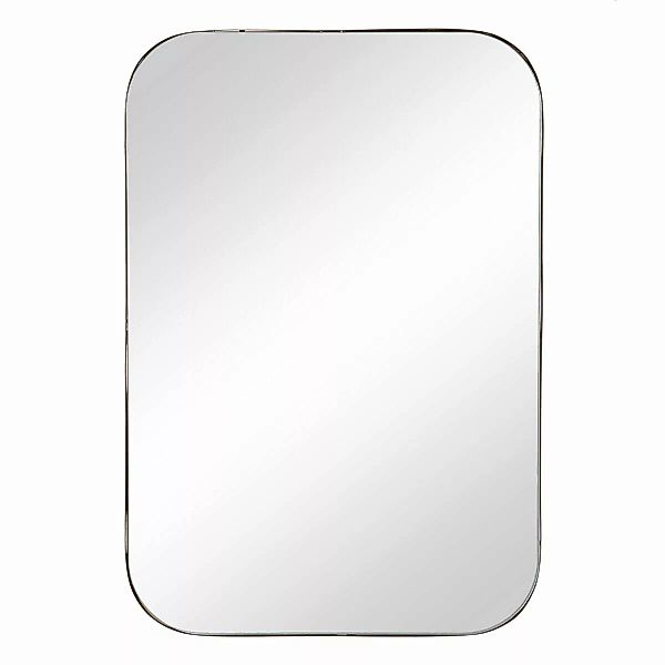 Wandspiegel 80 X 2 X 55 Cm Kristall Schwarz Metall günstig online kaufen