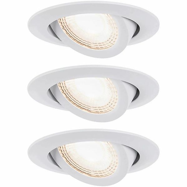 Paulmann 92985 LED-Einbauspot 3 x 6W, weiß matt günstig online kaufen