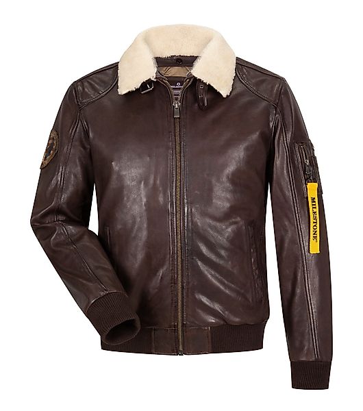 Milestone Lederjacke MSTom with real fur günstig online kaufen