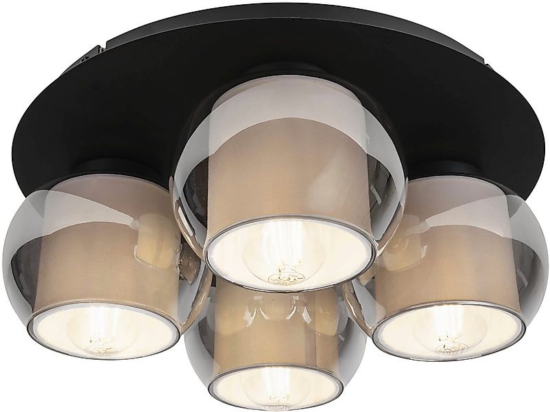 OTTO home Deckenleuchte Tanissa, ohne Leuchtmittel, rund, 4 kugelförmige Ra günstig online kaufen