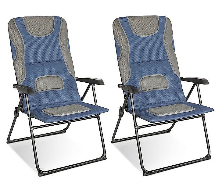 HOMECALL Campingstuhl Hochlehner Gartenstuhl Klappstühle Gepolstert Faltstu günstig online kaufen