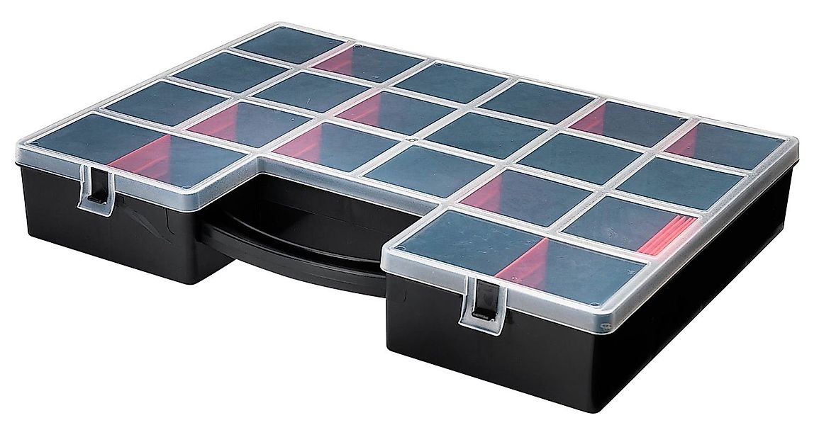 PLAST1 Aufbewahrungsbox Organizer 22 Fächer Aufbewahrungbox günstig online kaufen