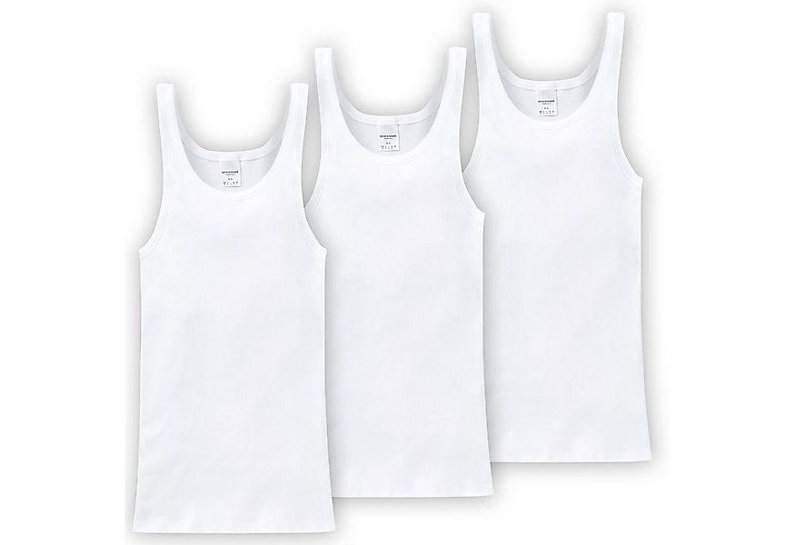 Schiesser Unterhemd Basic (3-St) schlichtes Basic-Unterhemd in Top-Markenqu günstig online kaufen
