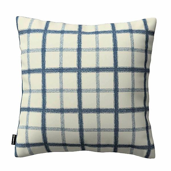 Kissenhülle Mia, blau-creme, 50 x 50 cm, Avinon (131-66) günstig online kaufen