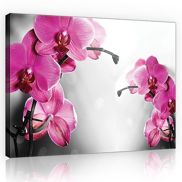 Wallarena Leinwandbild Blumen Schlafzimmer Bilder Wanddekoration günstig online kaufen