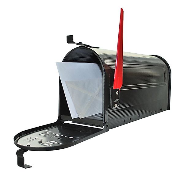 HELO24 Amerikanischer Briefkasten Silber W4 günstig online kaufen