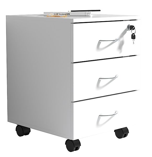 VCM Rollcontainer Holz Rollcontainer Büromöbel 3 günstig online kaufen