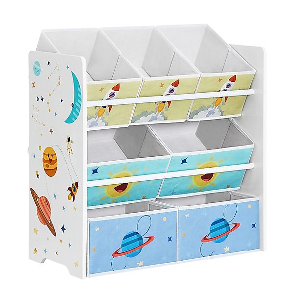 SONGMICS Spielzeugtruhe Kinderregal Bücherregal Kinder, mit günstig online kaufen