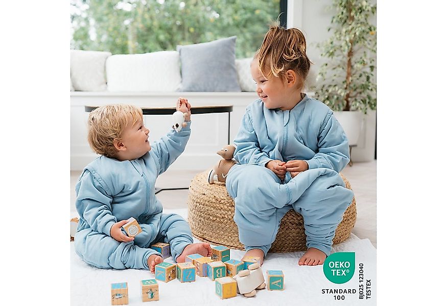 Schlummersack Kinderschlafsack Schlafsack mit Füßen und umklappbaren Bündch günstig online kaufen