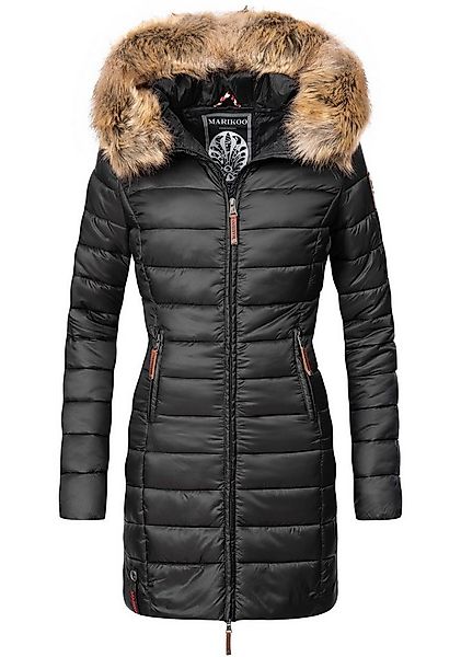 Marikoo Steppmantel Rose-Stepp zeitloser Winterparka mit großer Kunstfellka günstig online kaufen