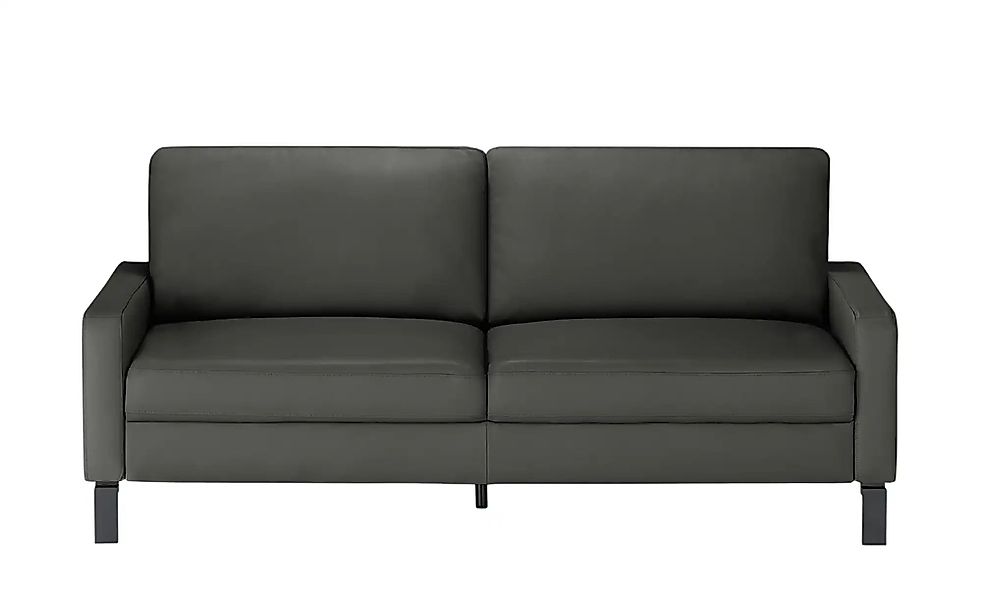 Max Schelling Ledersofa mit Winkelfüßen Maximum ¦ grau ¦ Maße (cm): B: 184 günstig online kaufen