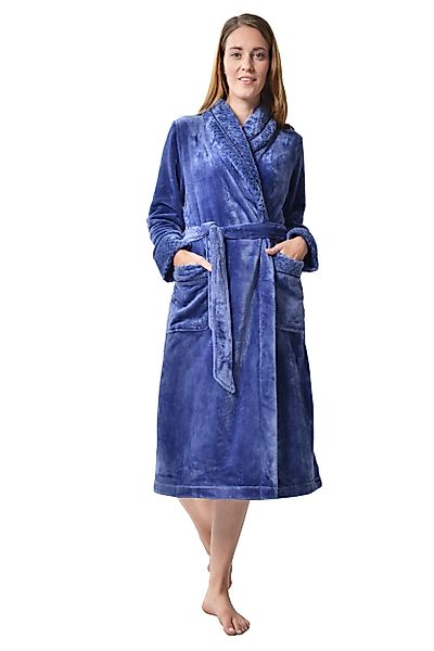 RAIKOU Bademantel Homewear / Morgenmantel /Saunamantel günstig online kaufen