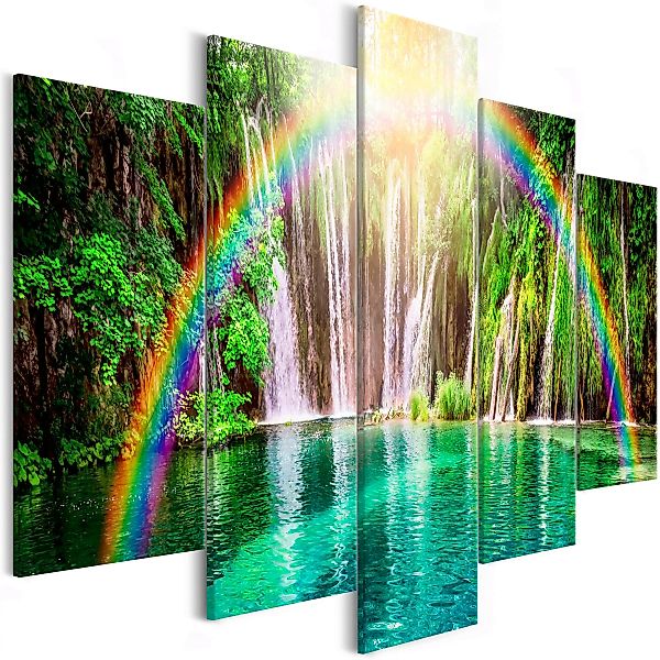 Wandbild - Rainbow Time (5 Parts) Wide günstig online kaufen