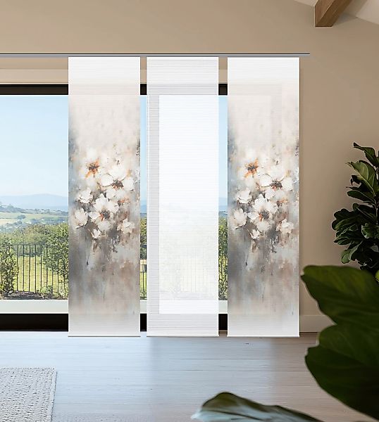 HOME in green Schiebegardine "ARISTEA" Paneelwagen 3 Stk. tlg. Bambusoptik, günstig online kaufen