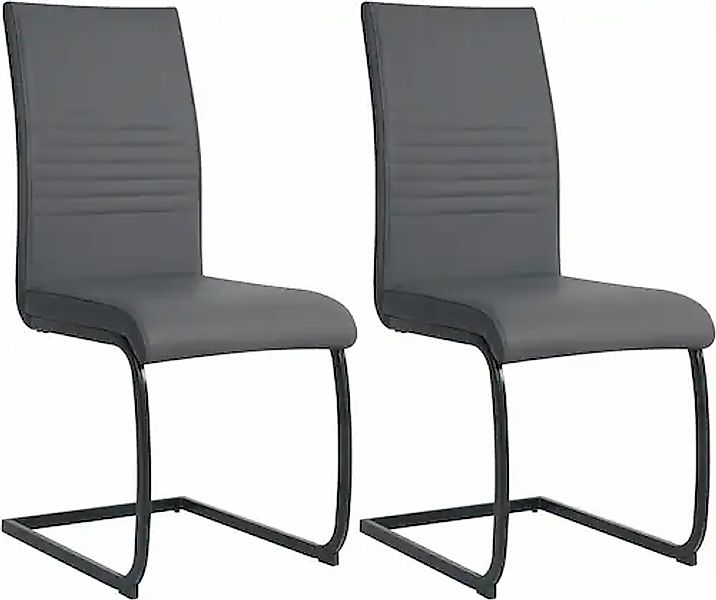 INOSIGN Freischwinger, (Set), 2 St., Kunstleder, mit Wellenunterfederung günstig online kaufen