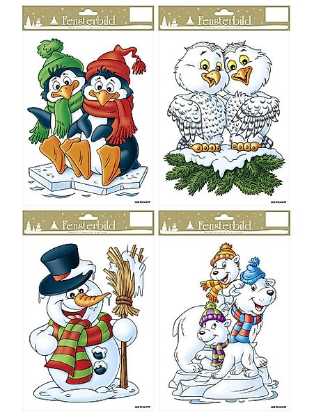 Rodermund Fensterbild Fensterbild Winter Kunststoff 32 günstig online kaufen