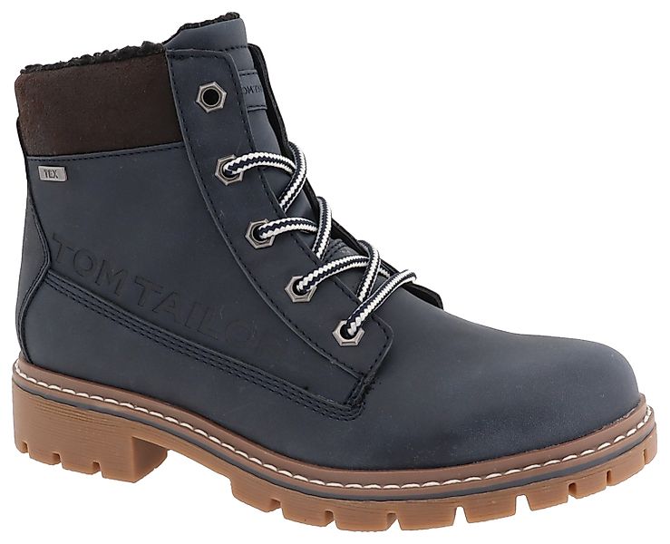 TOM TAILOR Schnürboots mit gepolstertem Schaftrand, günstig online kaufen