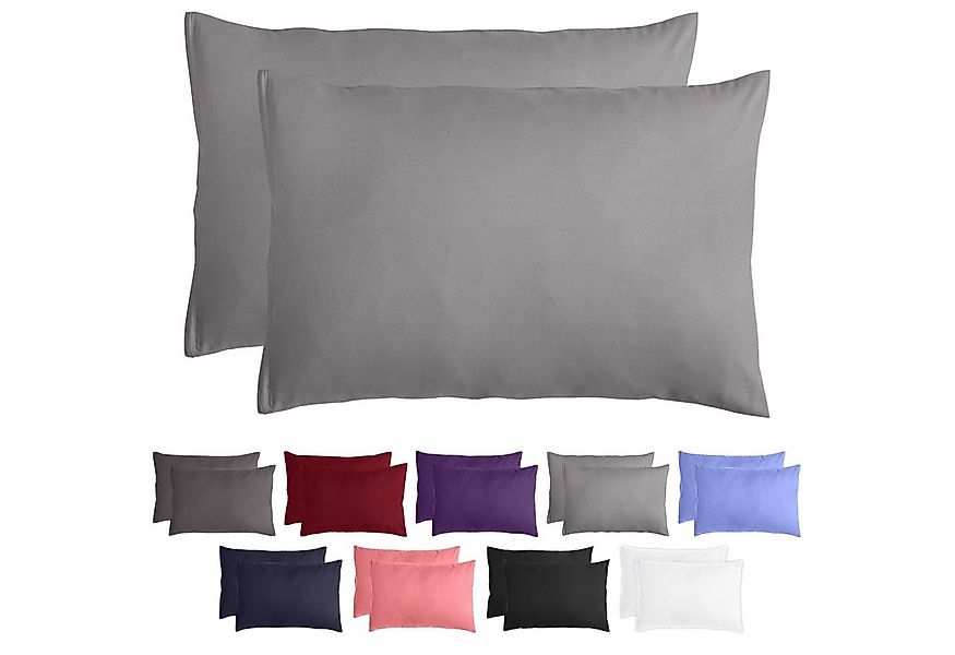 Komfortec Kissenbezug Premium Kopfkissenbezug, gebürstet 100% Mikrofaser 90 günstig online kaufen