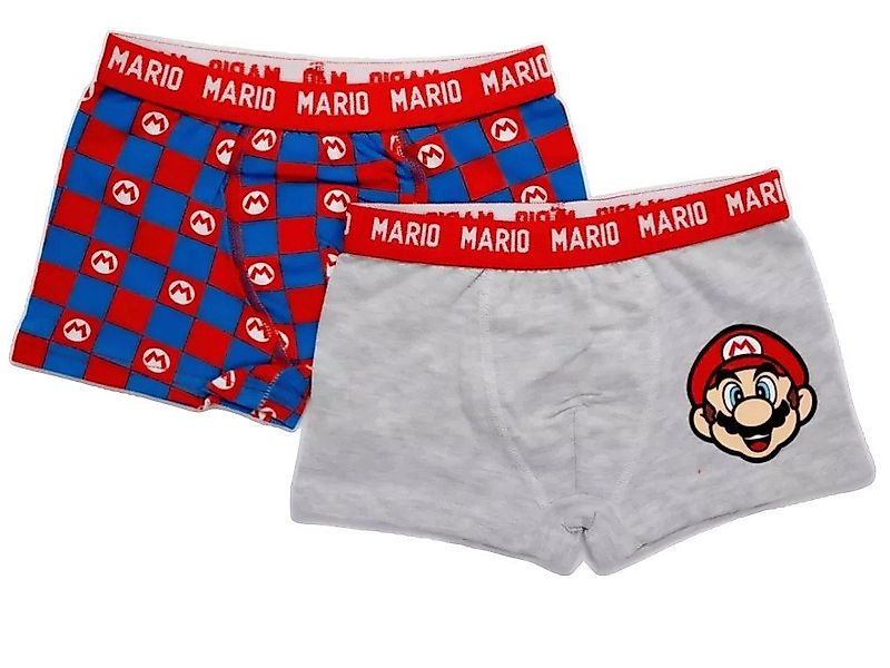 Super Mario Boxershorts 2er Pack Unterhosen Slips Super Mario günstig online kaufen